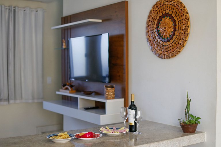 Duplex 2 quartos na Praia Taperapuan - Casa de Praia Porto