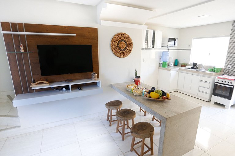 Duplex 2 quartos na Praia Taperapuan - Casa de Praia Porto