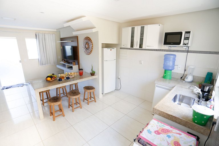 Duplex 2 quartos na Praia Taperapuan - Casa de Praia Porto