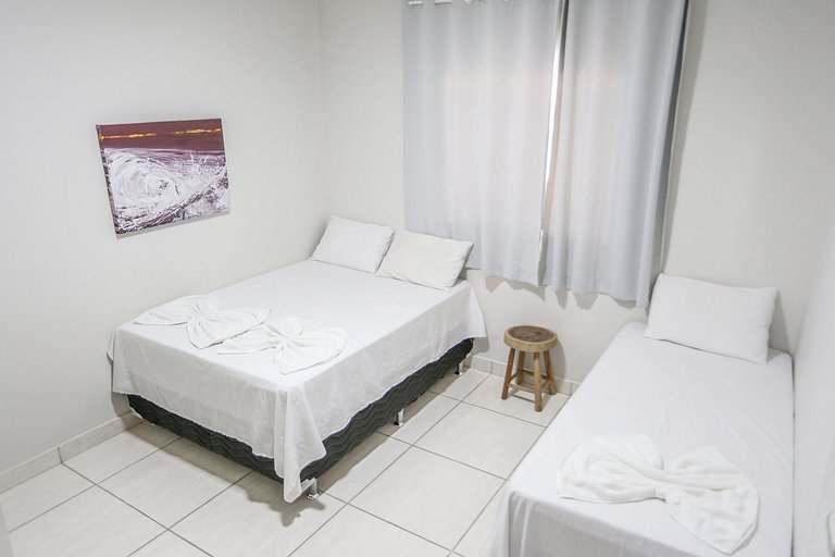 3 quartos com área gourmet e 2 vagas e piscina - Apto Bellos