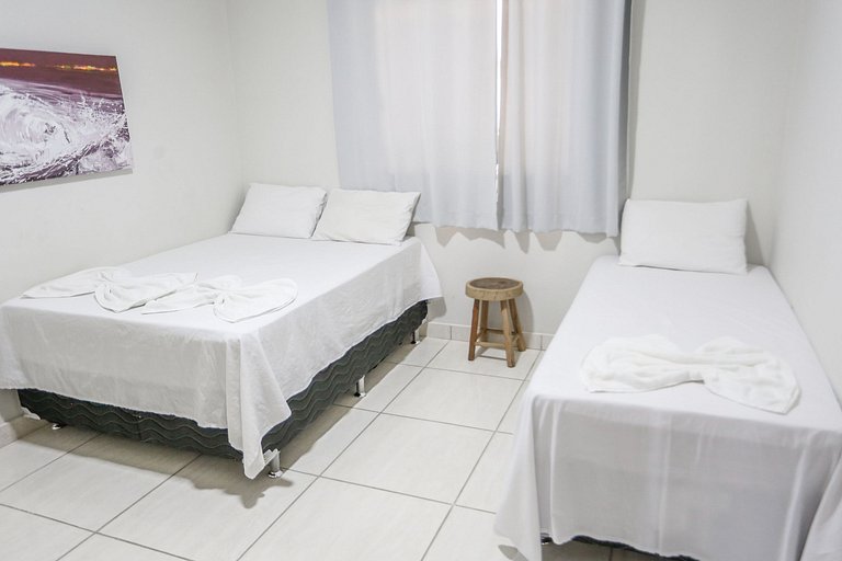 3 quartos com área gourmet e 2 vagas e piscina - Apto Bellos