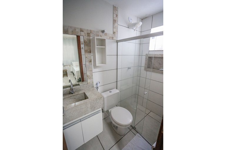 3 quartos com área gourmet e 2 vagas e piscina - Apto Bellos