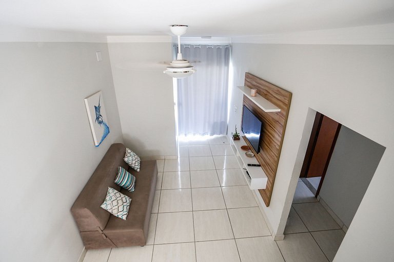 3 quartos com área gourmet e 2 vagas e piscina - Apto Bellos