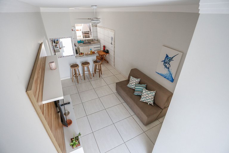 3 quartos com área gourmet e 2 vagas e piscina - Apto Bellos
