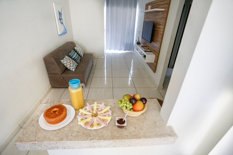 3 quartos com área gourmet e 2 vagas e piscina - Apto Bellos