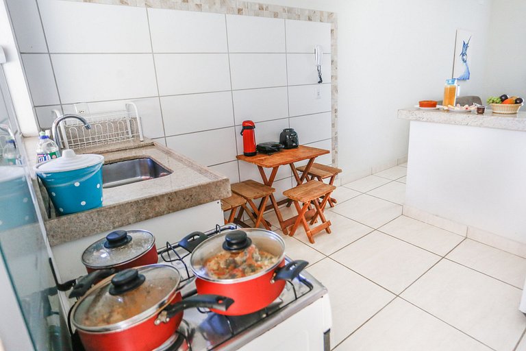 3 quartos com área gourmet e 2 vagas e piscina - Apto Bellos