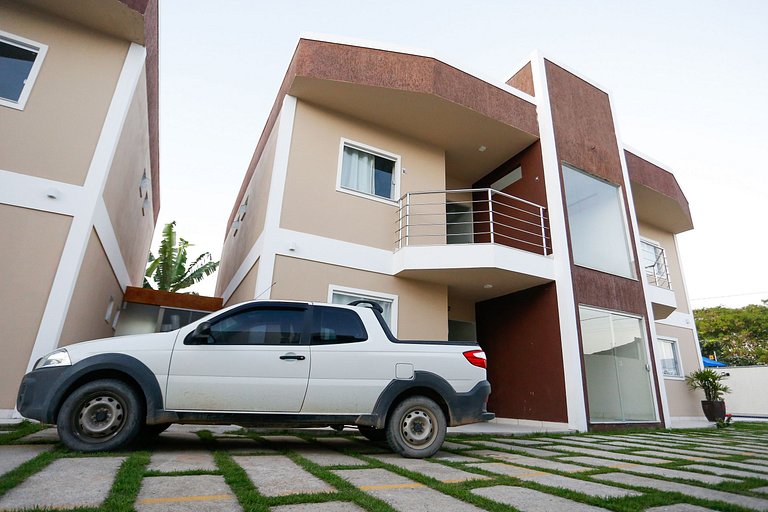 3 quartos com área gourmet e 2 vagas e piscina - Apto Bellos