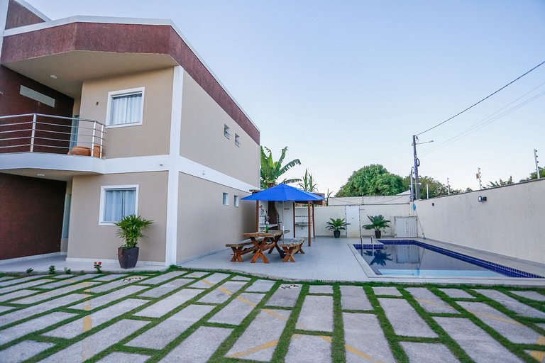 3 quartos com área gourmet e 2 vagas e piscina - Apto Bellos