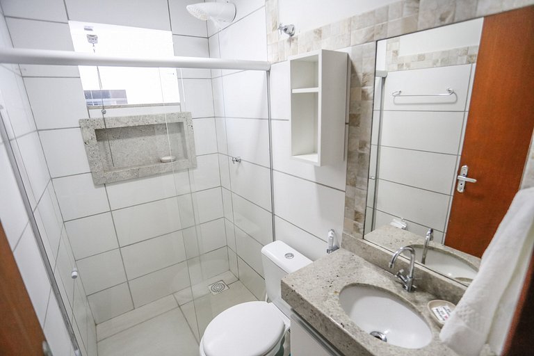 3 quartos com área gourmet e 2 vagas e piscina - Apto Bellos