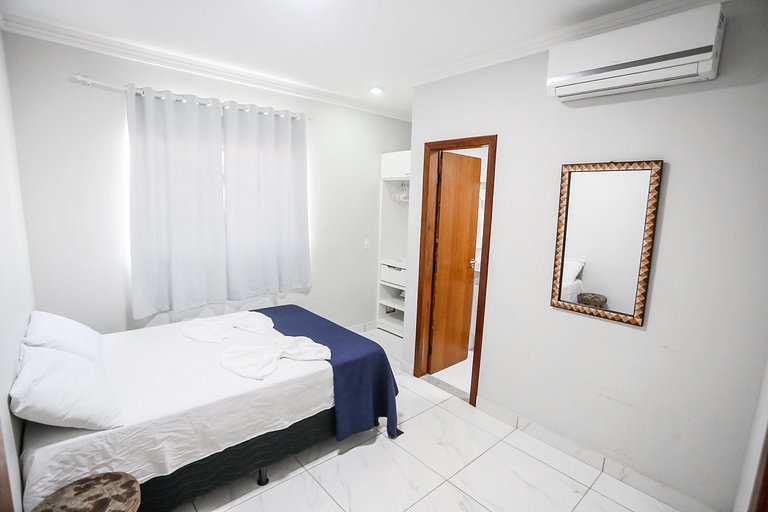 Apartamento emTaperapuan , 2 quartos, 600m da praia, Porto