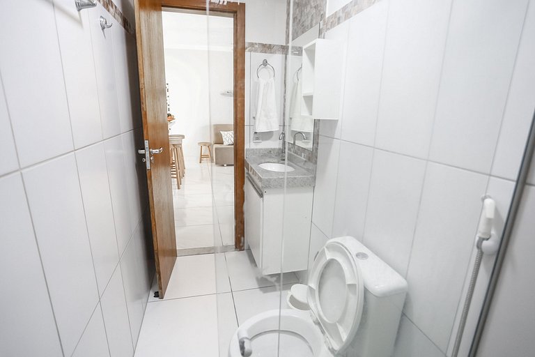 Apartamento emTaperapuan , 2 quartos, 600m da praia, Porto