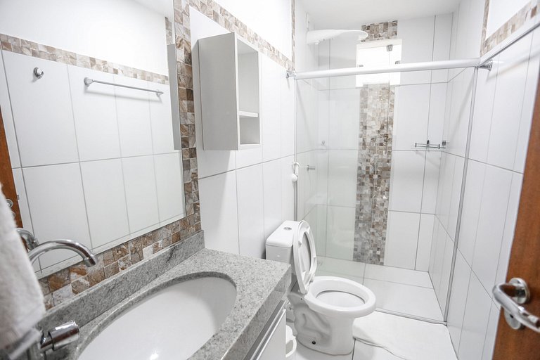 Apartamento emTaperapuan , 2 quartos, 600m da praia, Porto