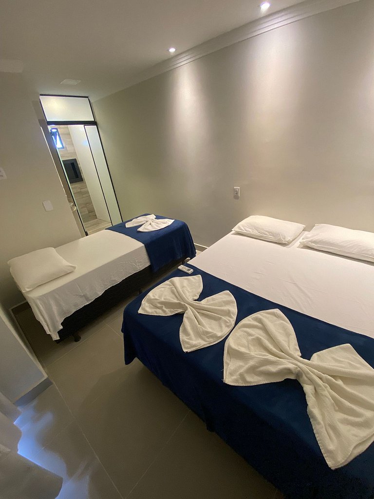 3 quartos com área gourmet e 2 vagas e piscina - Apto Bellos