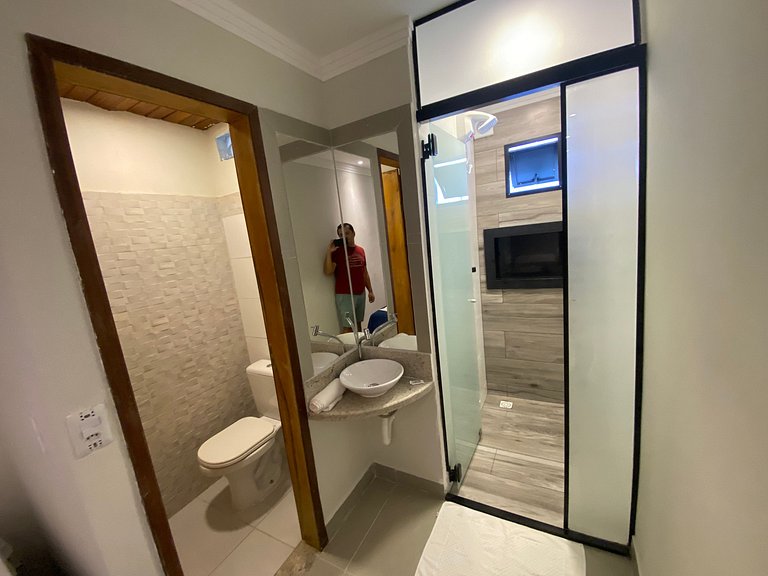 3 quartos com área gourmet e 2 vagas e piscina - Apto Bellos
