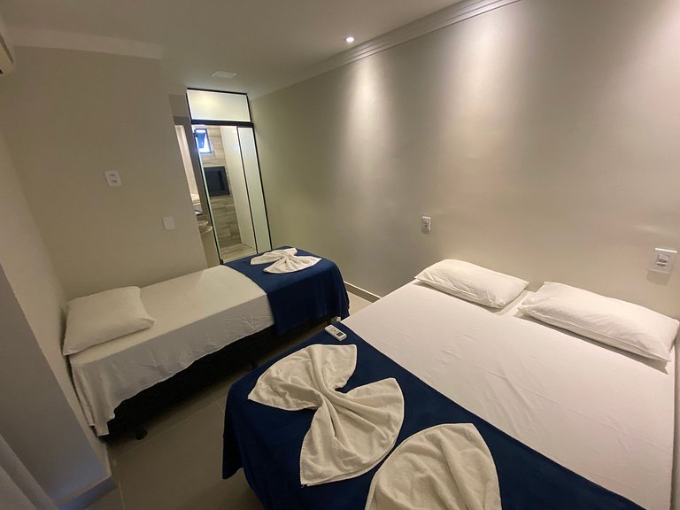 3 quartos com área gourmet e 2 vagas e piscina - Apto Bellos