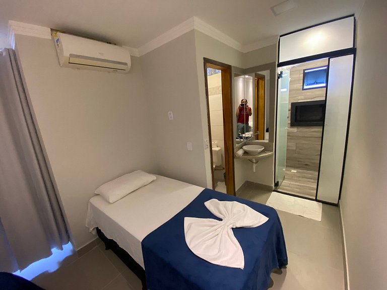 3 quartos com área gourmet e 2 vagas e piscina - Apto Bellos