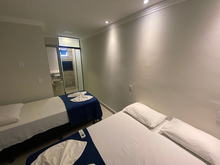 3 quartos com área gourmet e 2 vagas e piscina - Apto Bellos