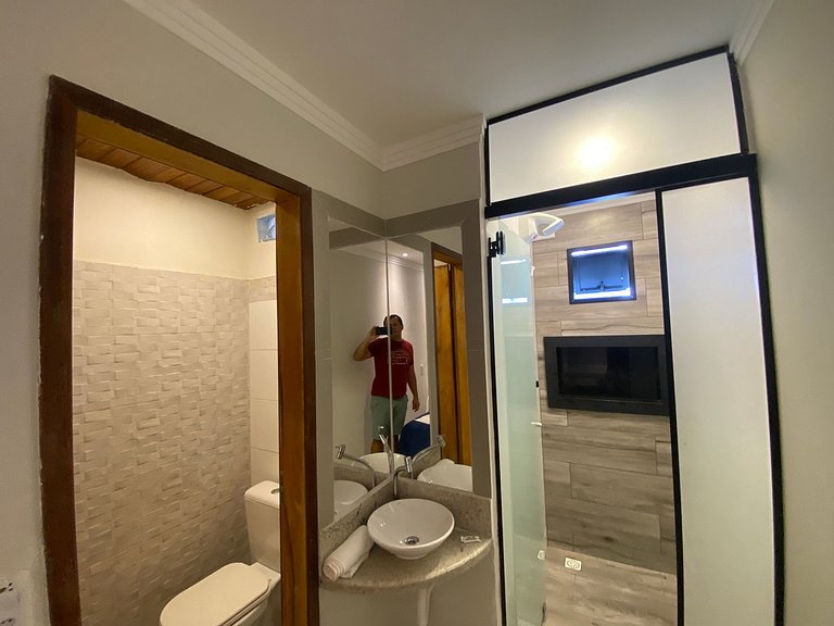 3 quartos com área gourmet e 2 vagas e piscina - Apto Bellos