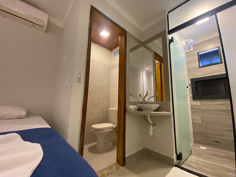 3 quartos com área gourmet e 2 vagas e piscina - Apto Bellos
