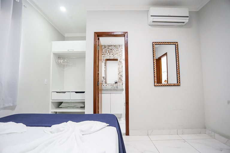 Apartamento emTaperapuan , 2 quartos, 600m da praia, Porto