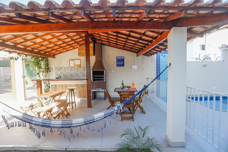 Apartamento emTaperapuan , 2 quartos, 600m da praia, Porto